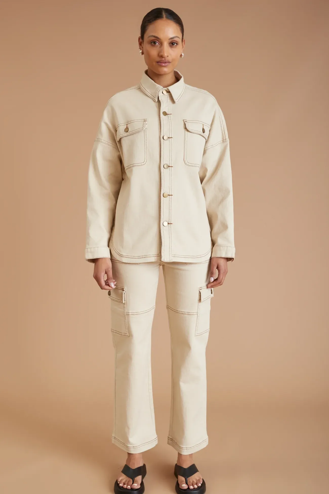 AF Denim Longsleeve Shirt<ALL FENIX Online
