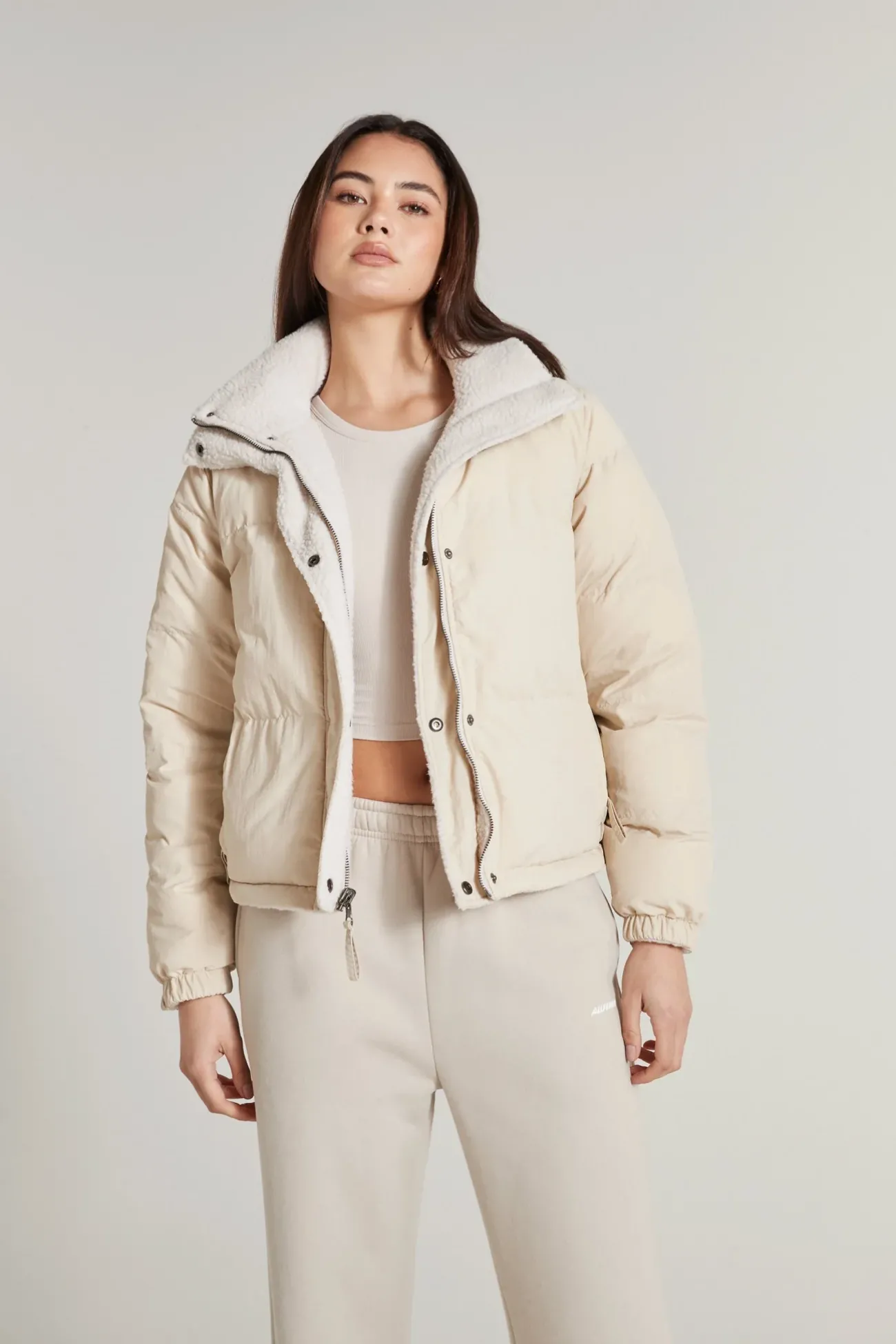 Shearling Reversible Puffer Jacket<ALL FENIX Fashion