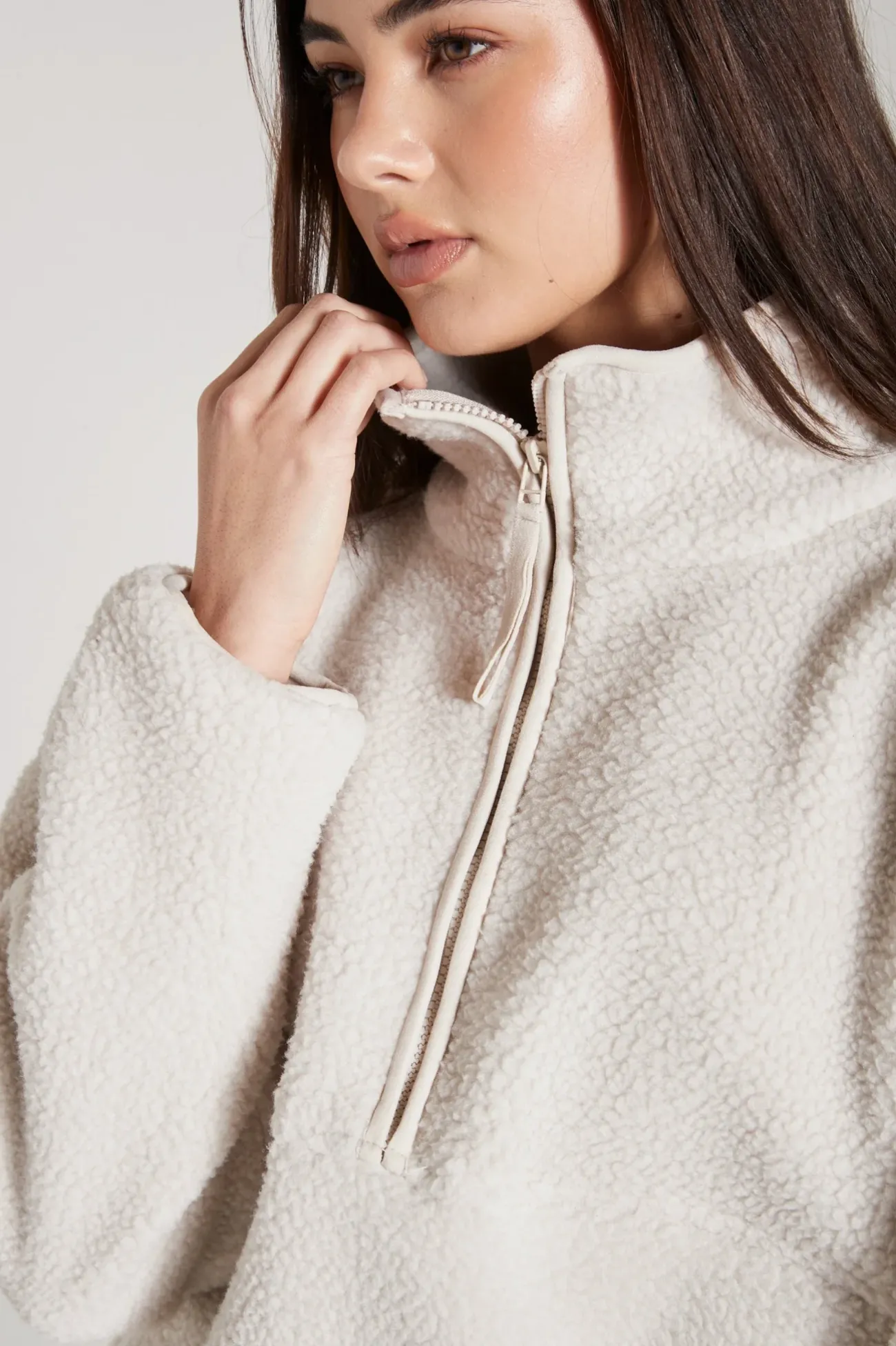 Soft Fleece 1/2 Zip Sweater<ALL FENIX Clearance