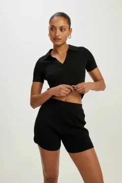 Amelia Rib Short<ALL FENIX Hot
