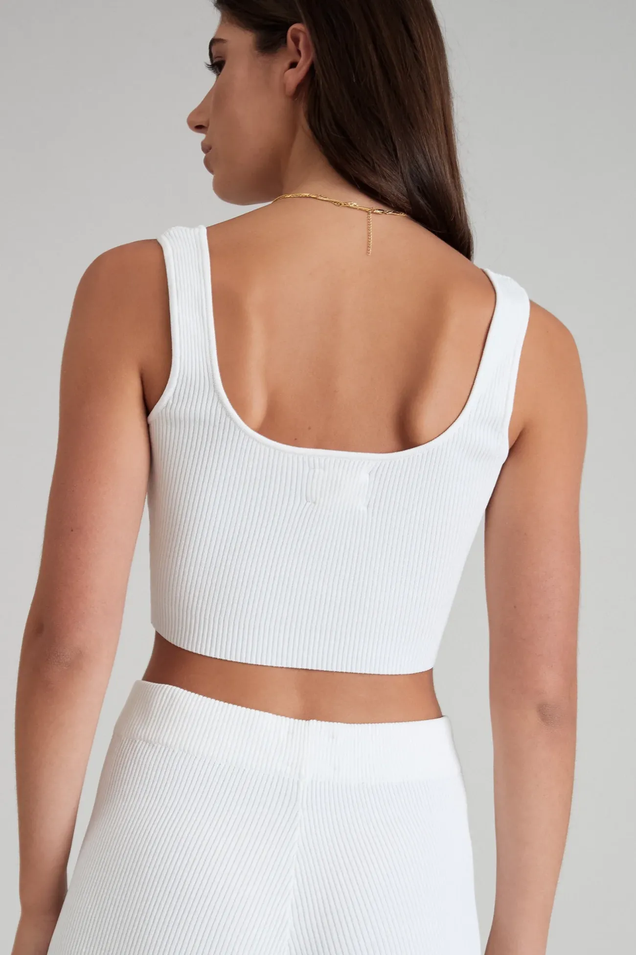 Amelia Rib V-Tank<ALL FENIX Fashion