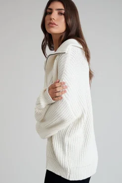 Chunky 1/2 Zip Knit<ALL FENIX Hot