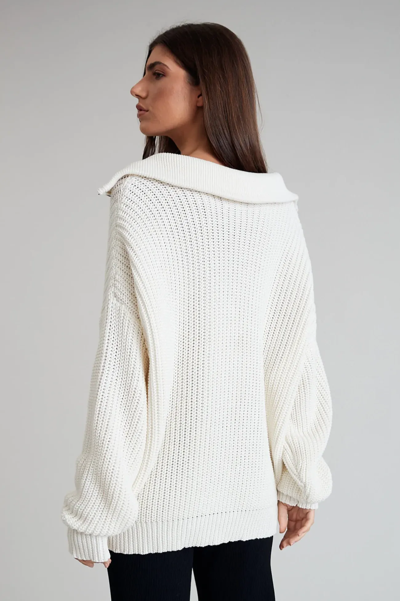 Chunky 1/2 Zip Knit<ALL FENIX Hot