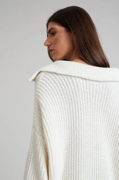 Chunky 1/2 Zip Knit<ALL FENIX Hot