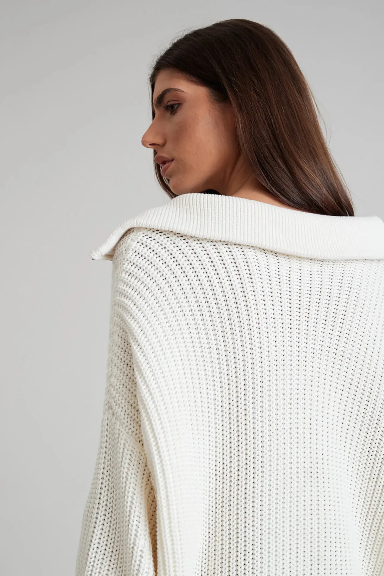 Chunky 1/2 Zip Knit<ALL FENIX Hot
