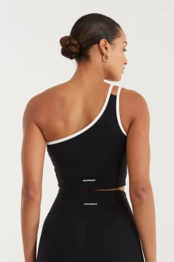 EcoSculpt Contrast One Shoulder Tank<ALL FENIX Outlet