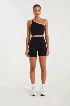 EcoSculpt Contrast One Shoulder Tank<ALL FENIX Outlet