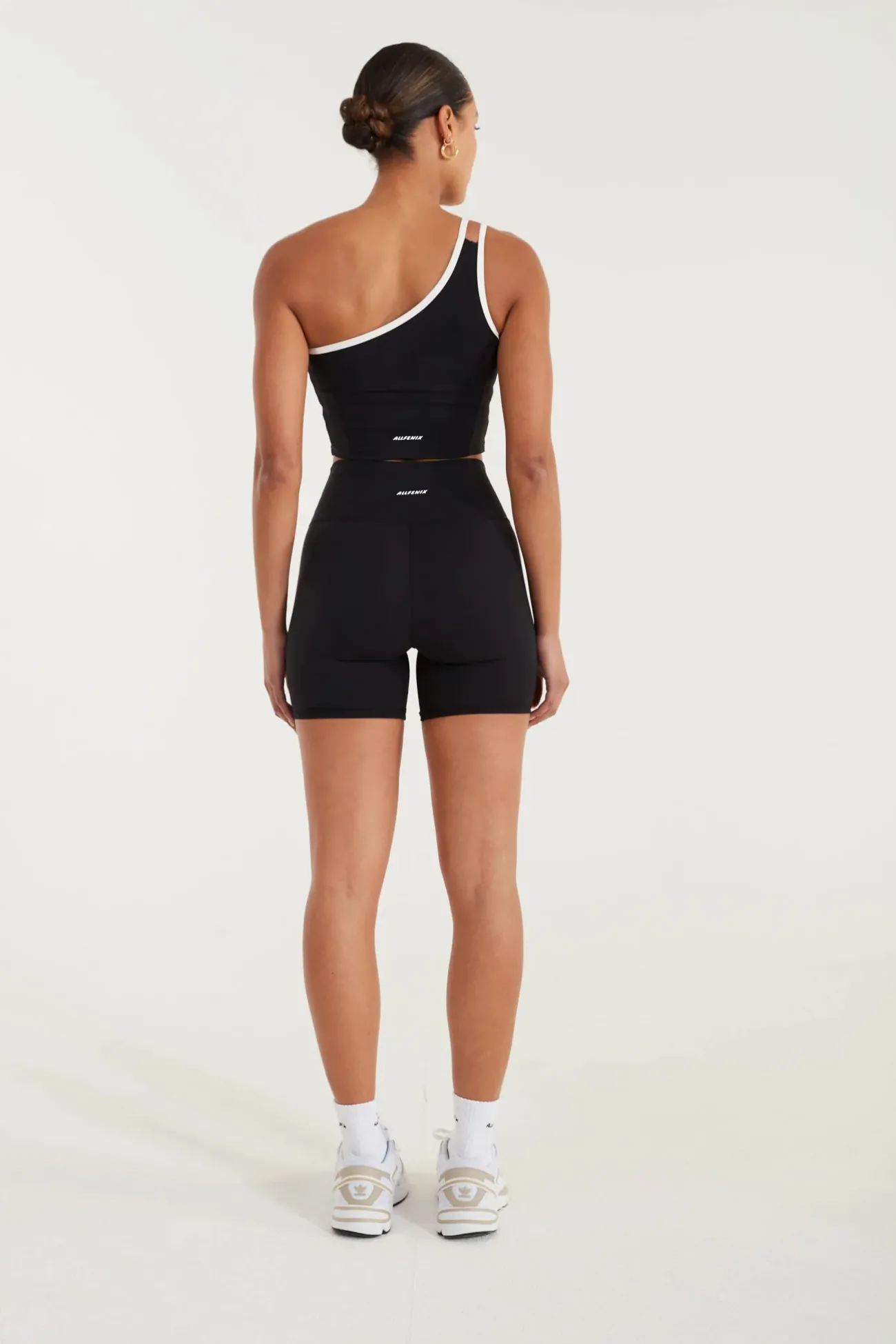 EcoSculpt Contrast One Shoulder Tank<ALL FENIX Outlet