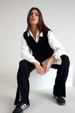 Longline Knit Vest<ALL FENIX Best